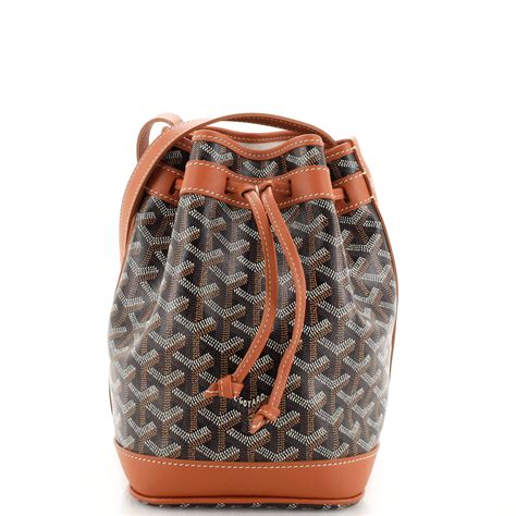 goyard bucket|Goyard petit flot bucket bag.